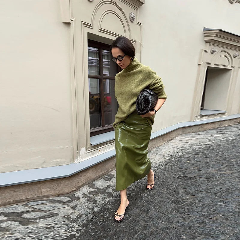 LUIZA SET green skirts