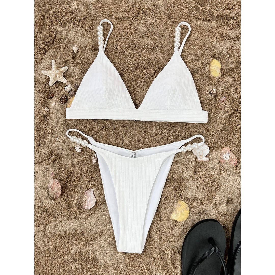 White Pearls Bikini