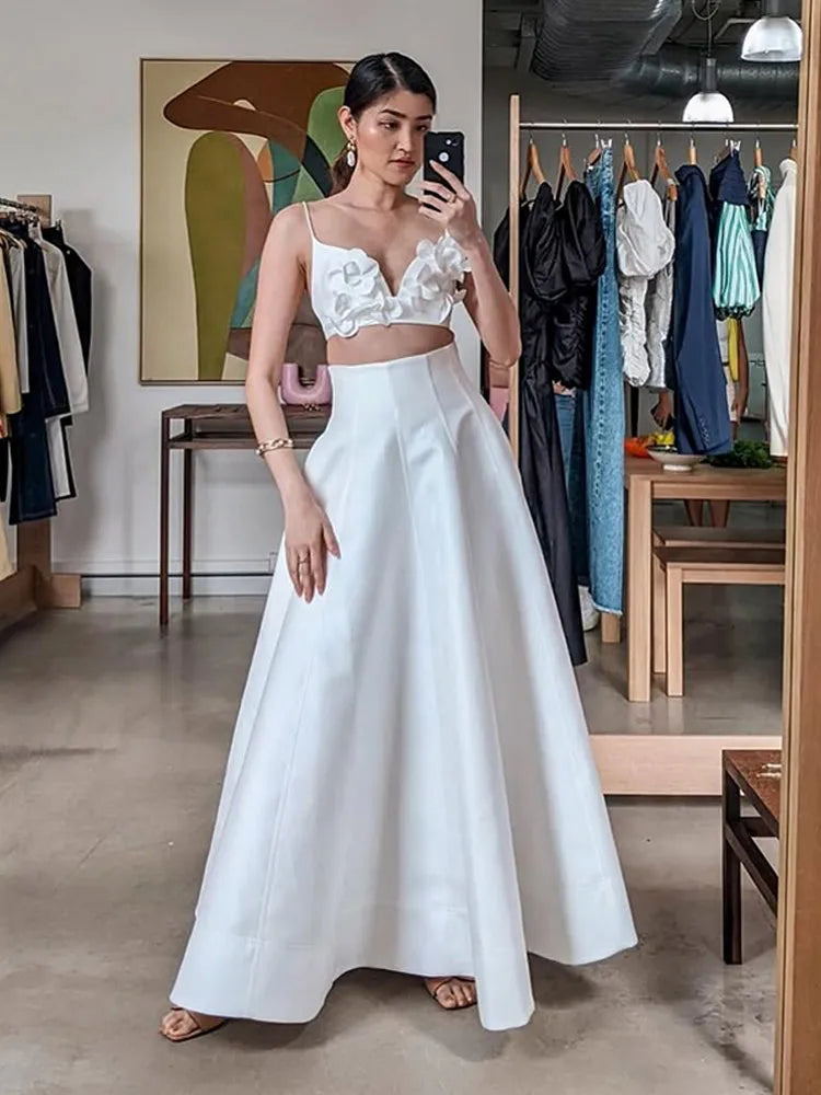 FIONA 2 PIECES SET White