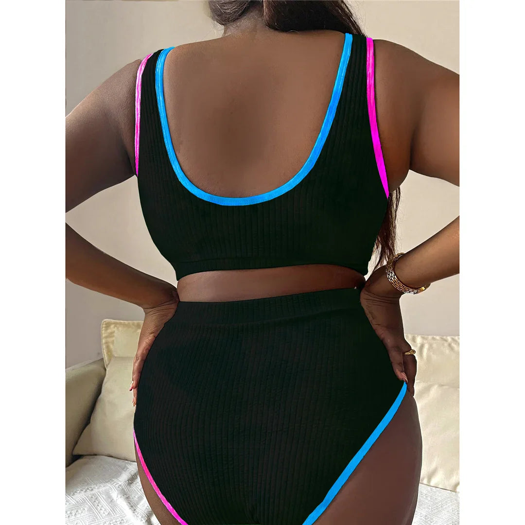Tie Dye Bikini Large Size