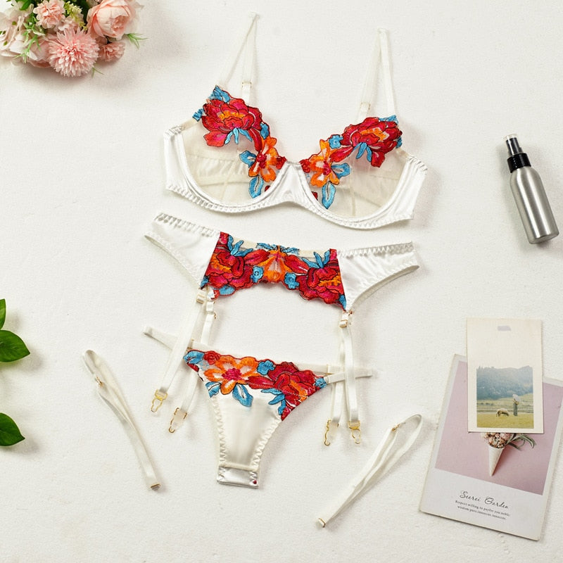 Lavina Bra Set white