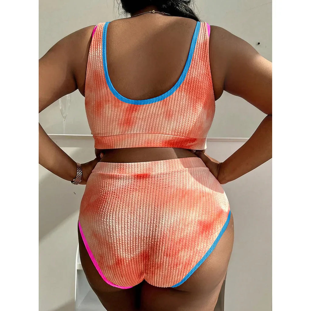 Tie Dye Bikini Large Size