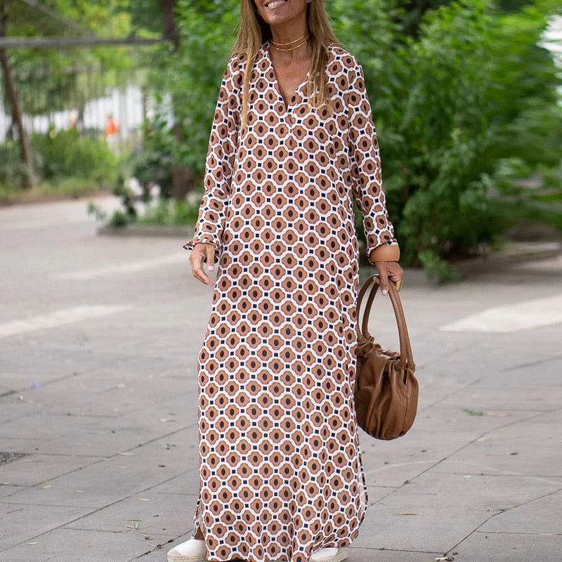 RIMMA MAXI DRESS Apricot