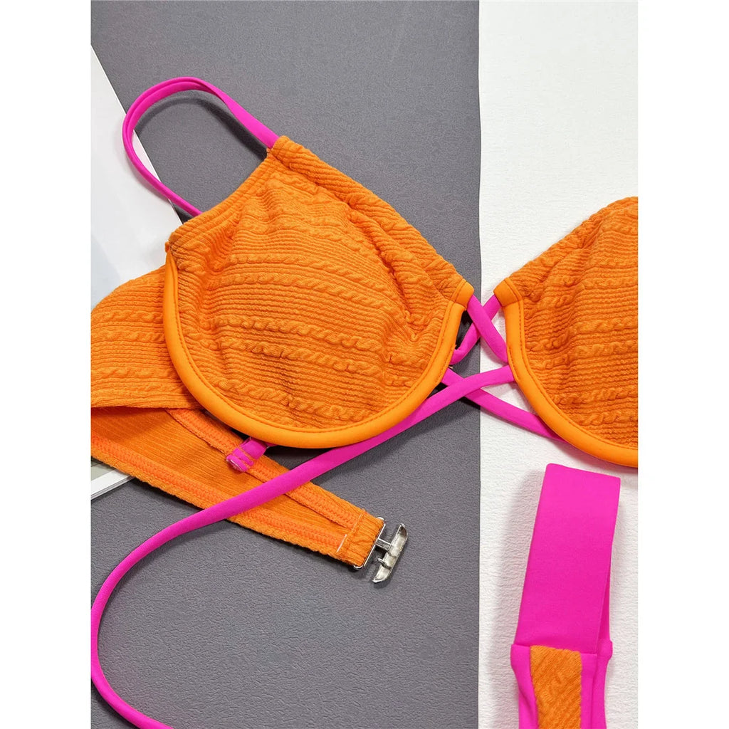 Splicing Underwired Brazilian Bikini