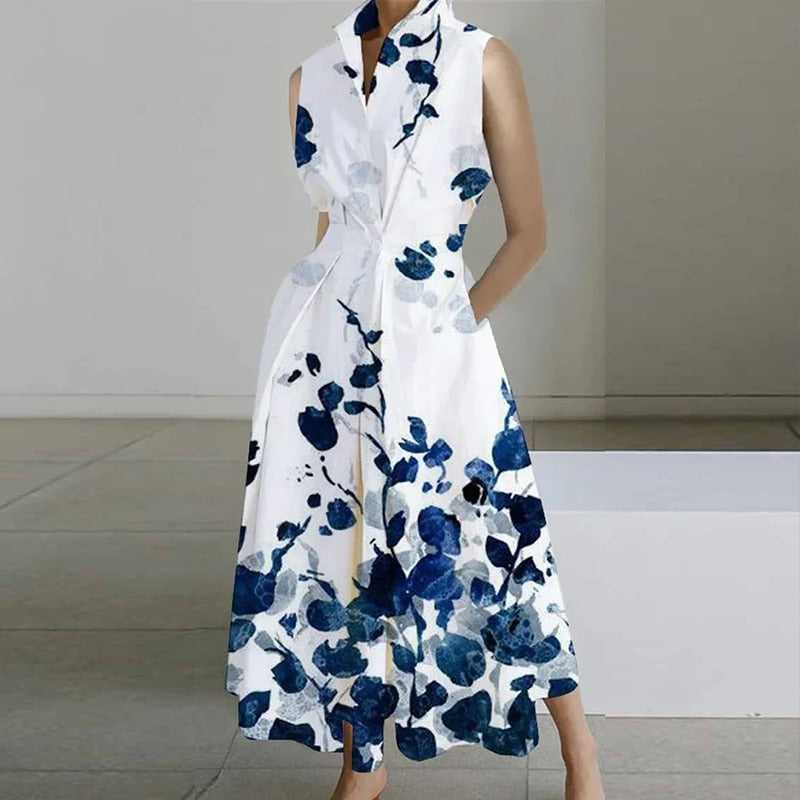 DINORA DRESS Blue