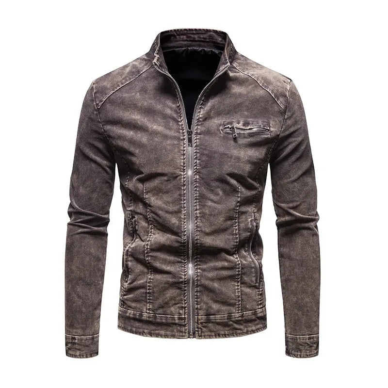 Kairo Denim Moto Jacket