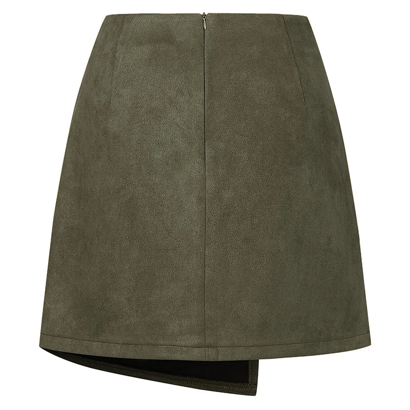 Women’s Faux Suede Mini Skirt