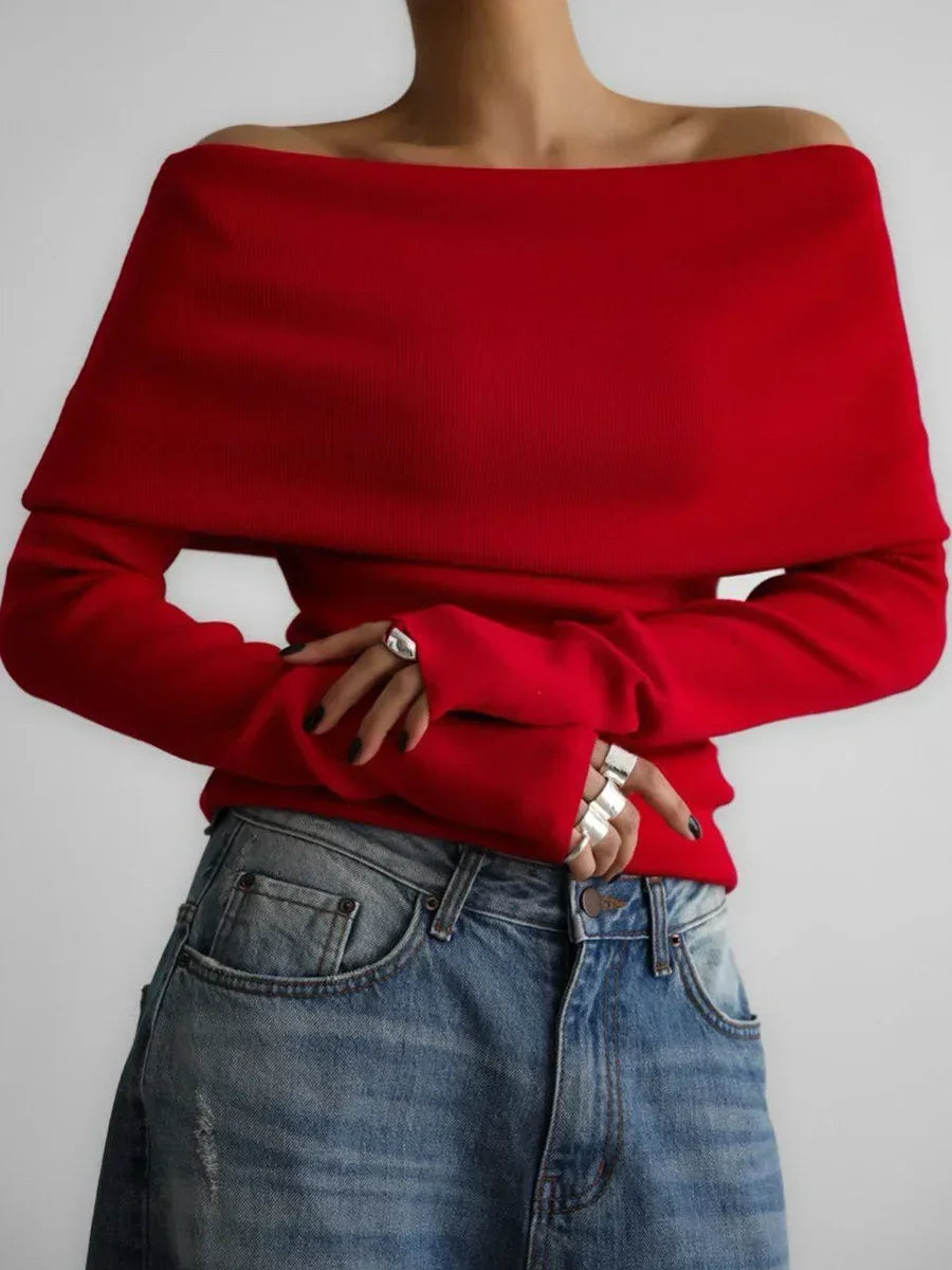 JERRY SWEATER Red