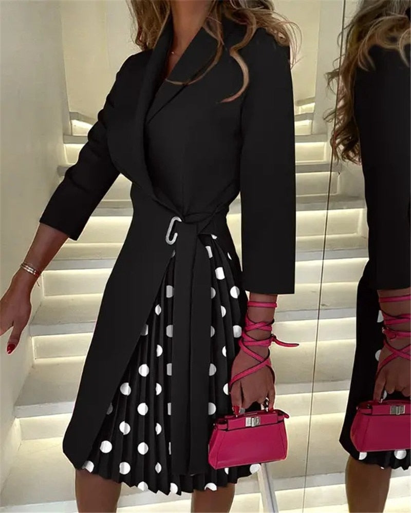 ULLA DRESS point black