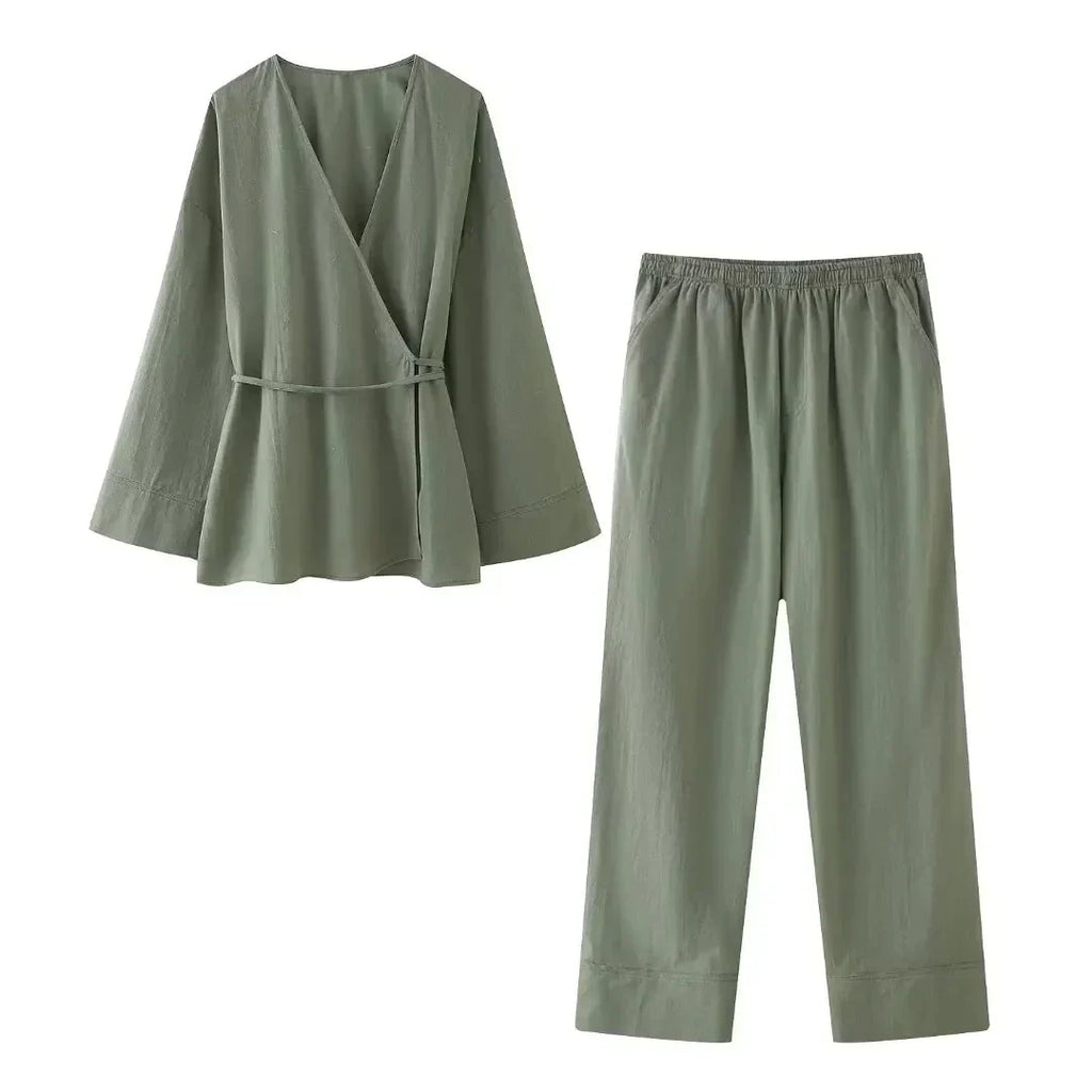 EREN 2 PIECES SET green