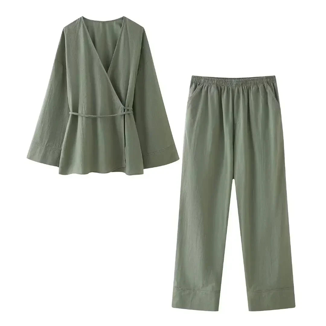 EREN 2 PIECES SET green
