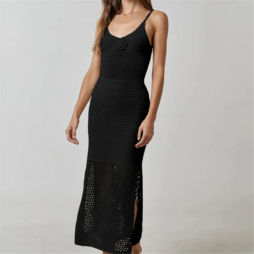 3D Flower Crochet Cover-Up