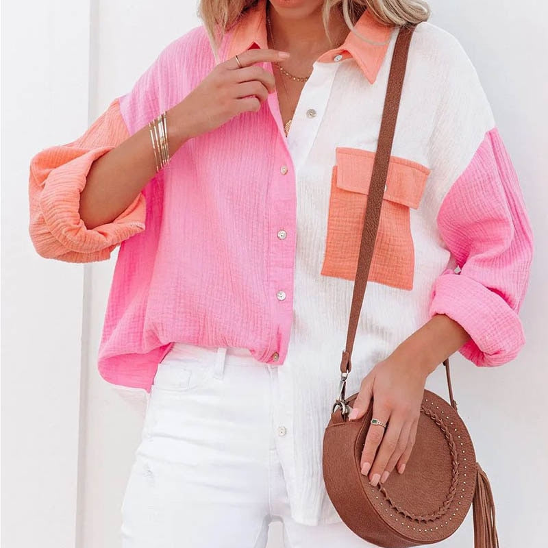 Marly Blouses Rose Red
