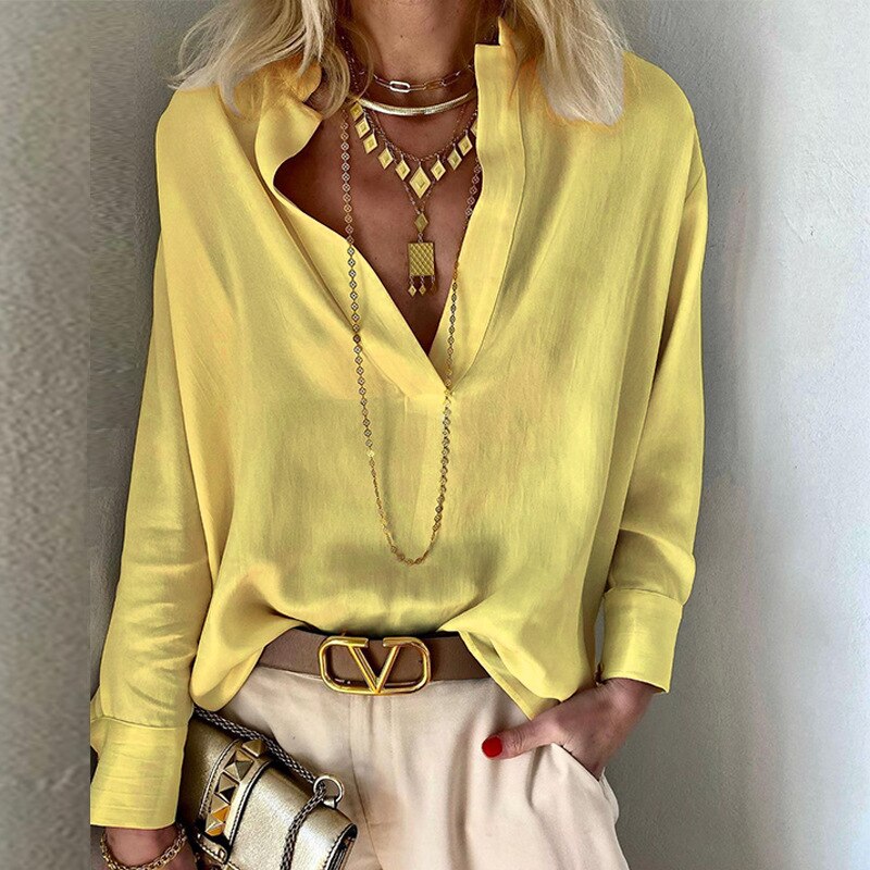 TICKSTRIPE SHIRT Yellow