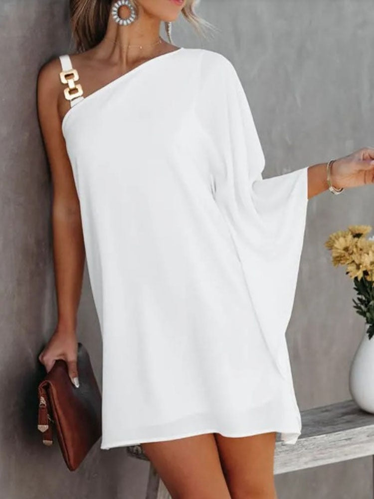 GELLA DRESS 06 Chain White