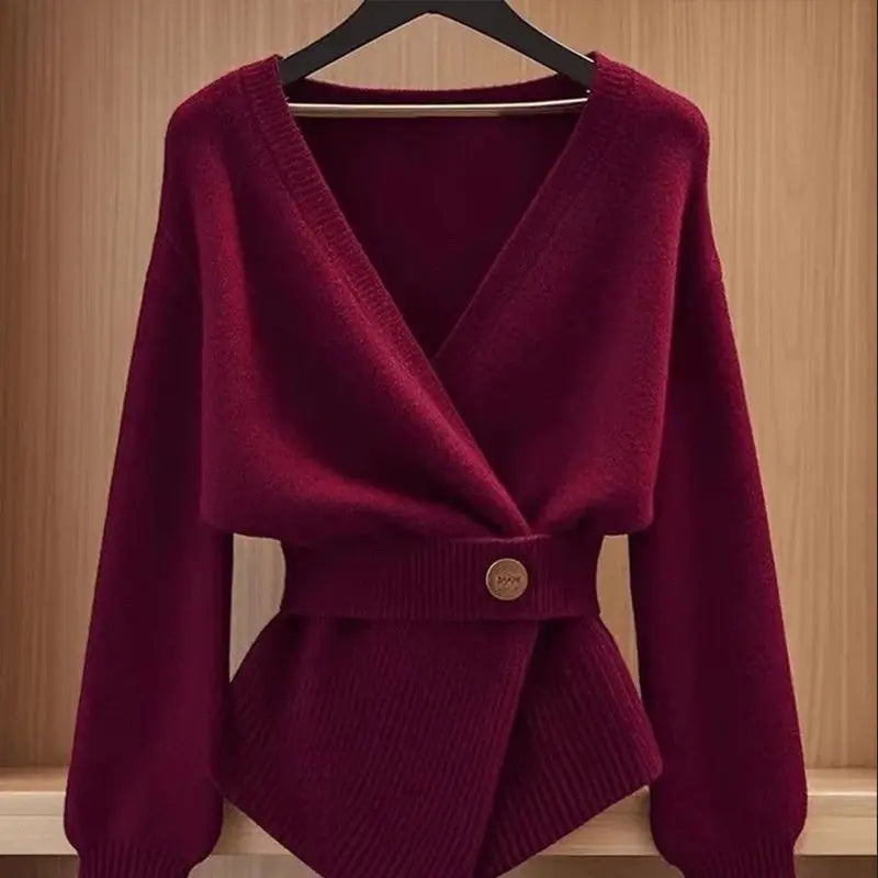 MILENA CARDIGAN Burgundy