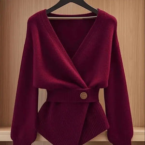 MILENA CARDIGAN Burgundy