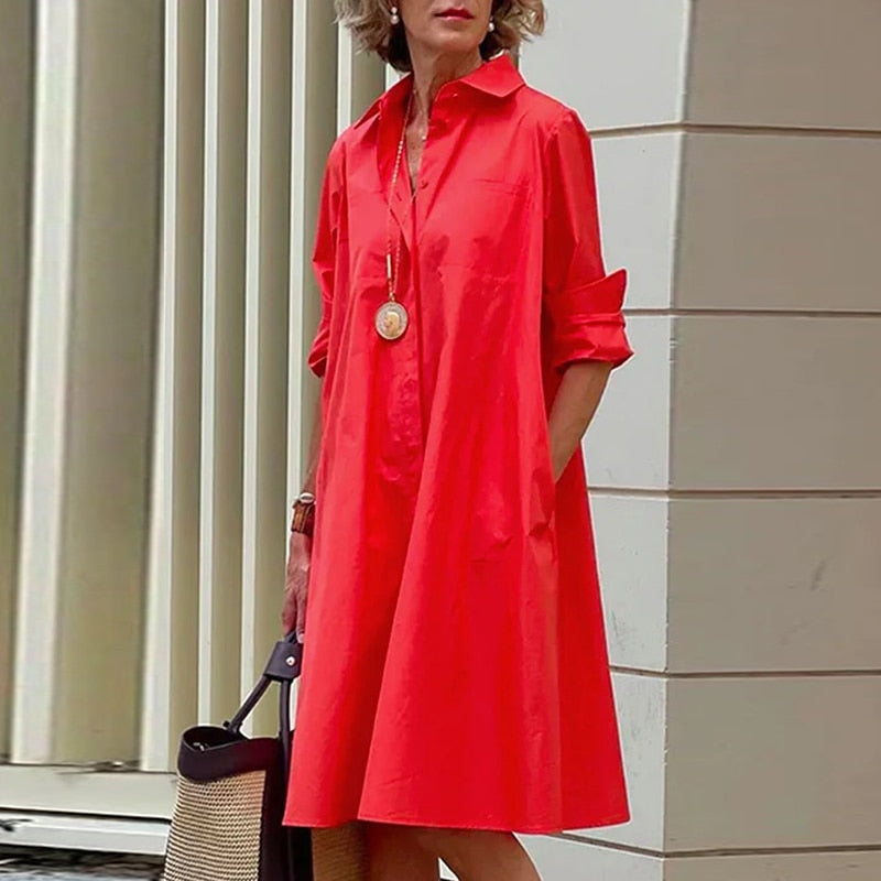 Maggie Dress Red