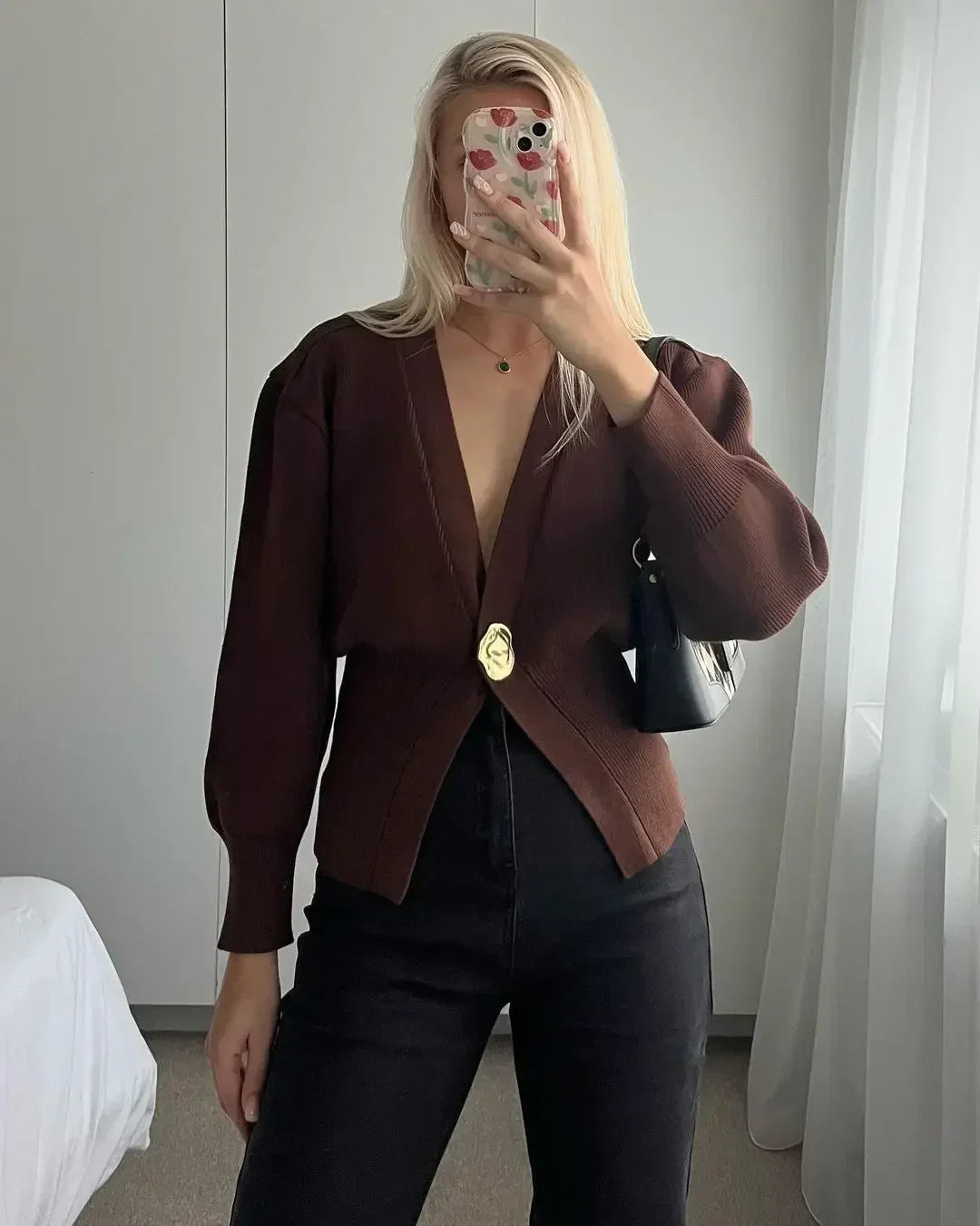 AZALEA CARDIGAN Coffee