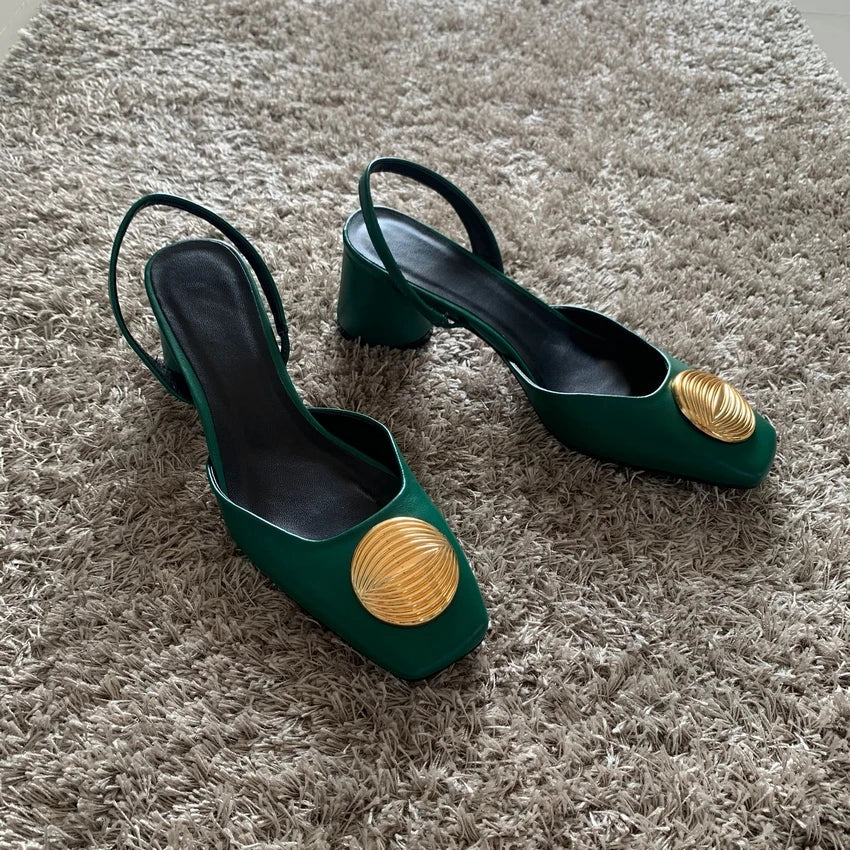 SAMIRA PUMPS green