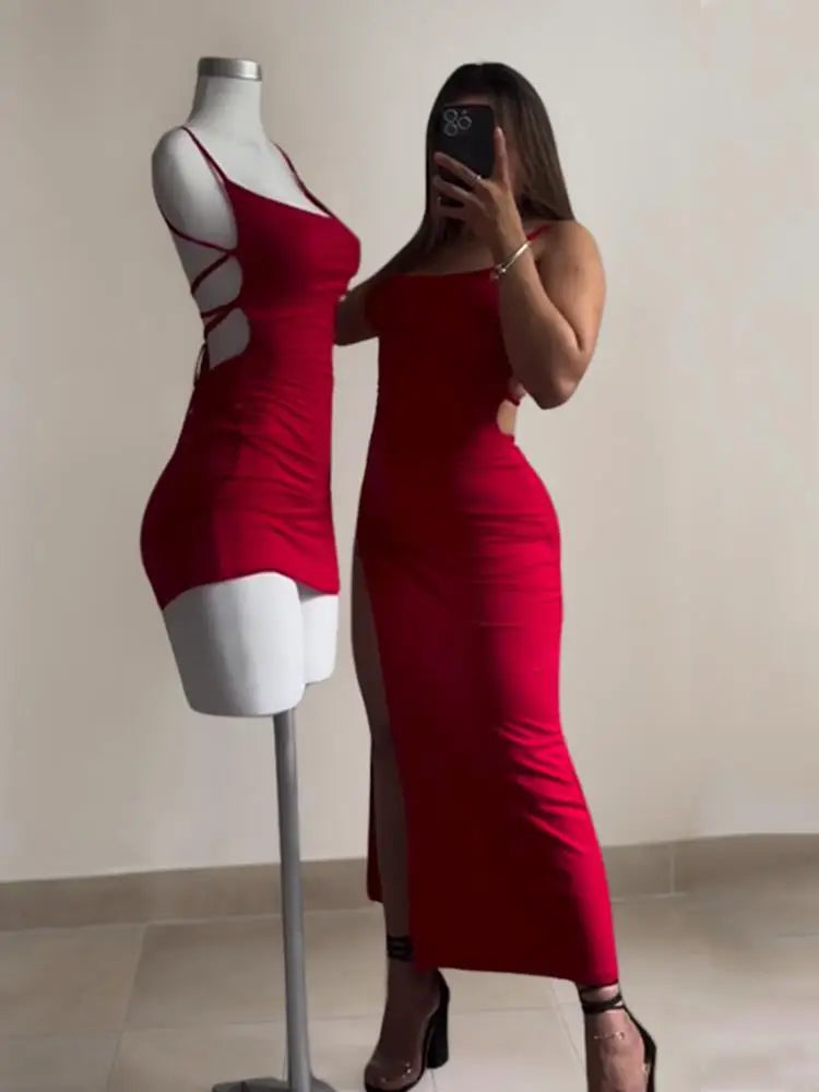 Women’s Halter Bodycon Mini Dress