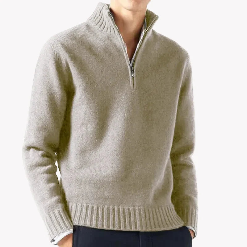 Theo Ribbed Turtleneck Sweater