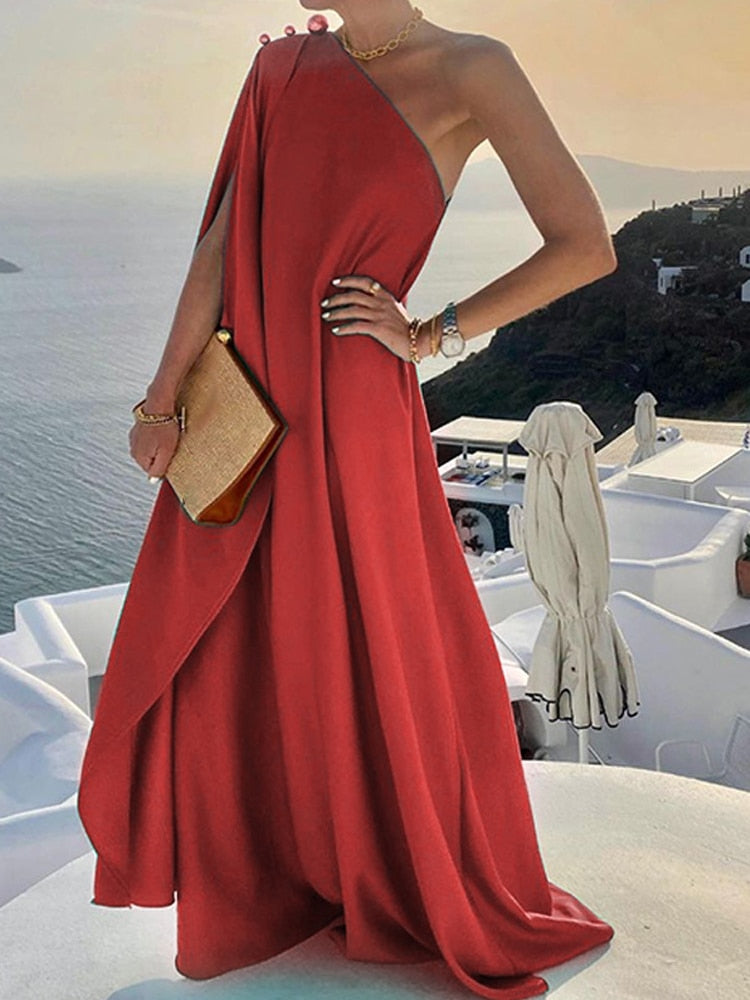 ODRY MAXI DRESS Red