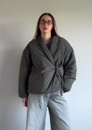 Lässige dicke Jacke