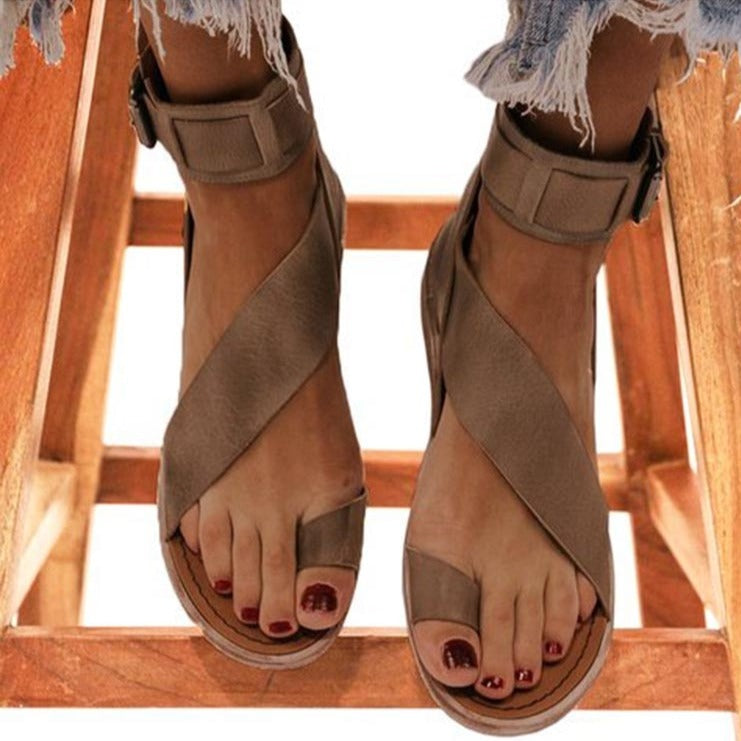 Zaroza Sandals Khaki
