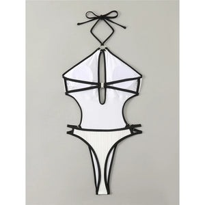 Wrinkled Cheeky Cut Out Monokini