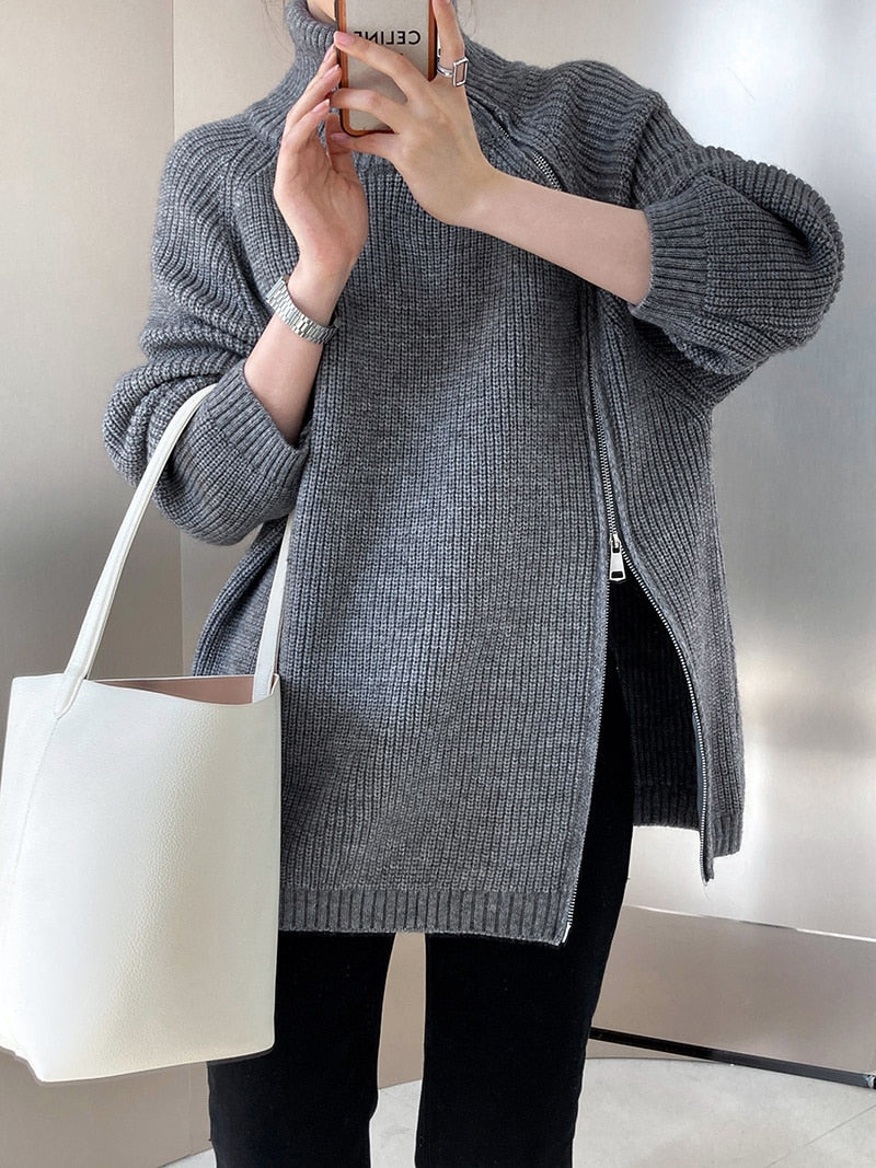 ISMIRA SWEATER Gray One Size