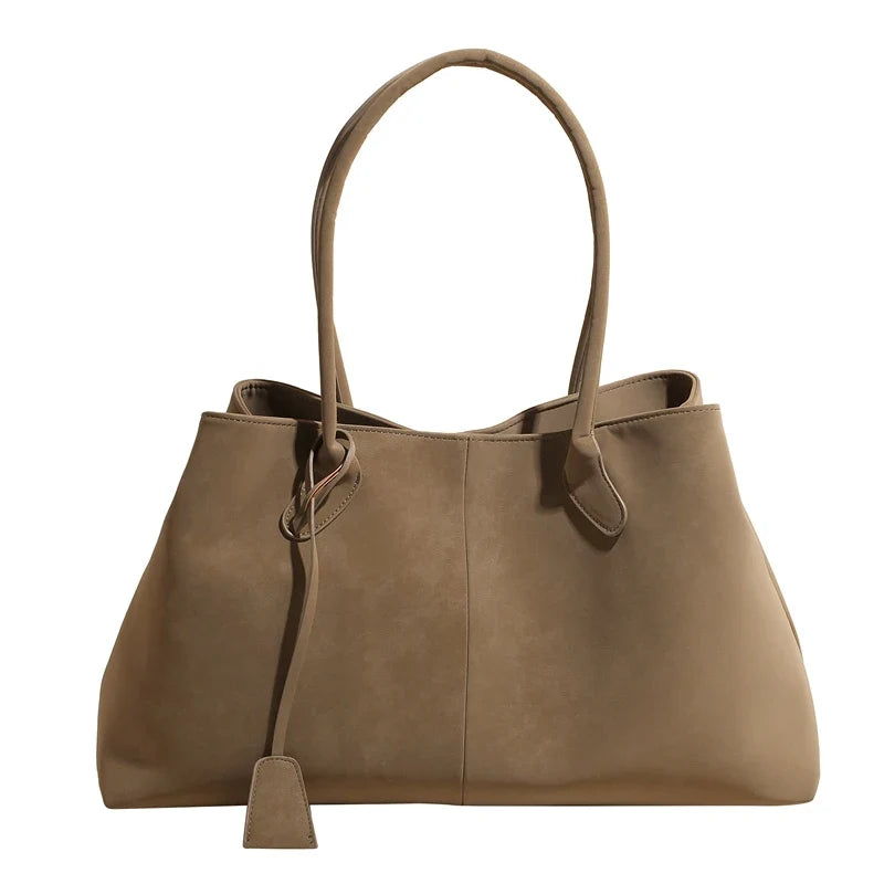 Margot Faux Suede Shoulder Bag