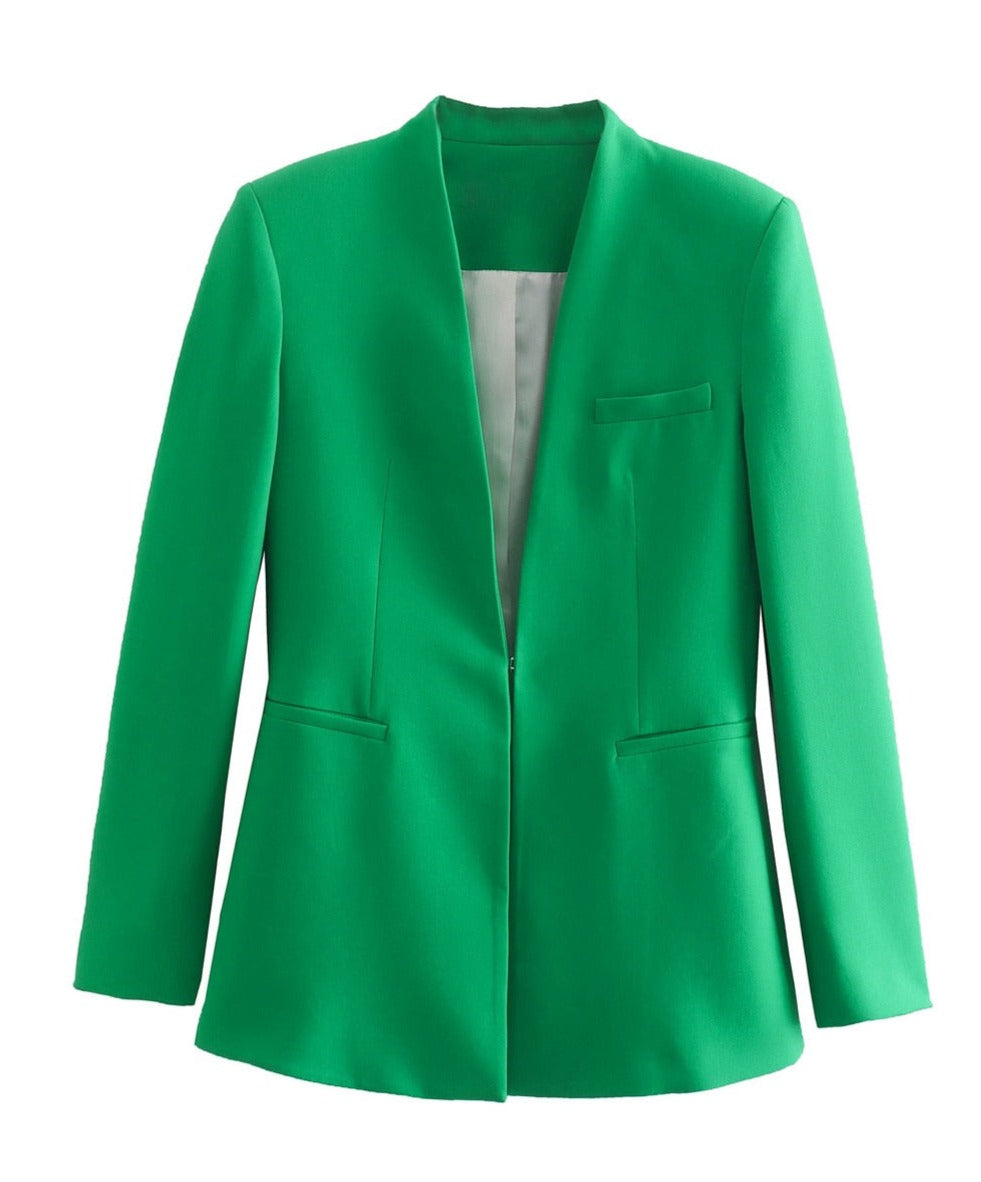ELLA PANTS & BLAZER Green Blazer