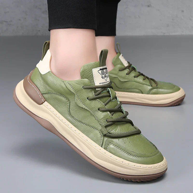 Enzo Genuine Leather Sneakers