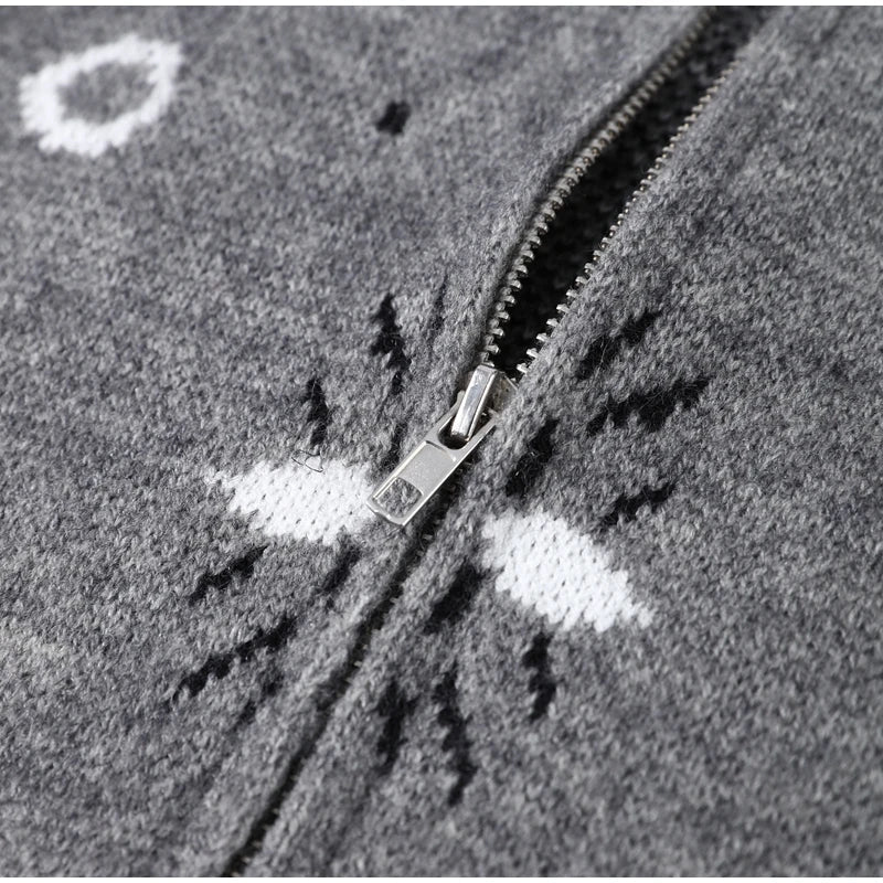 Women’s Jacquard Zip Cardigan