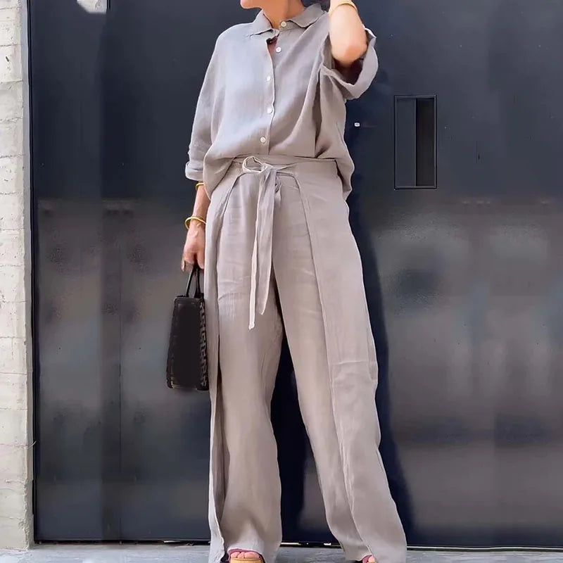 SARA 2 PIECES SET Grey