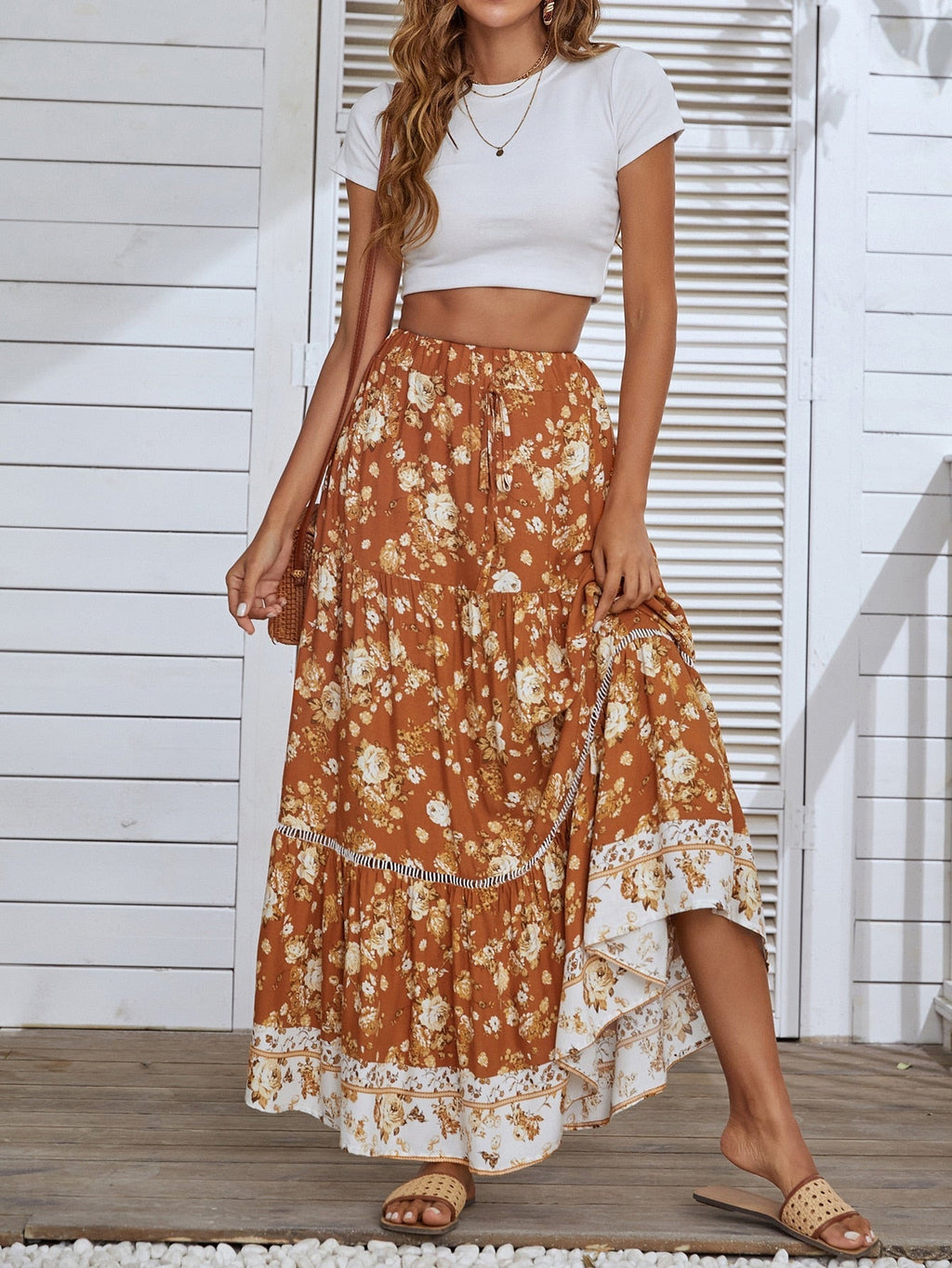 Kerry Skirt Orange