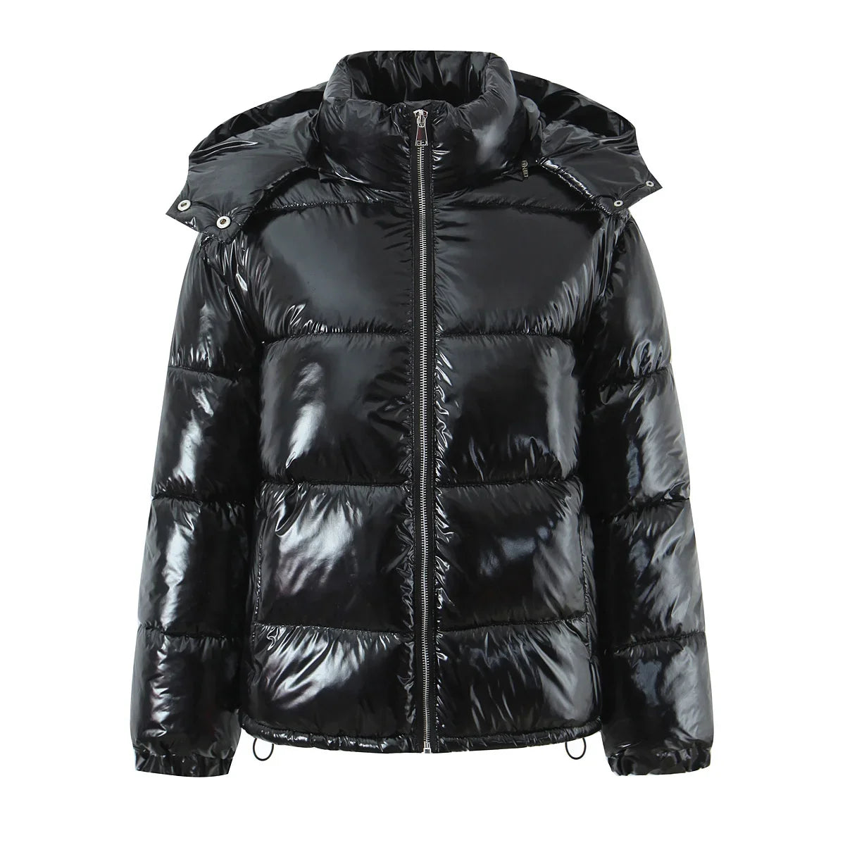 Virelle Glossy Hooded Parka