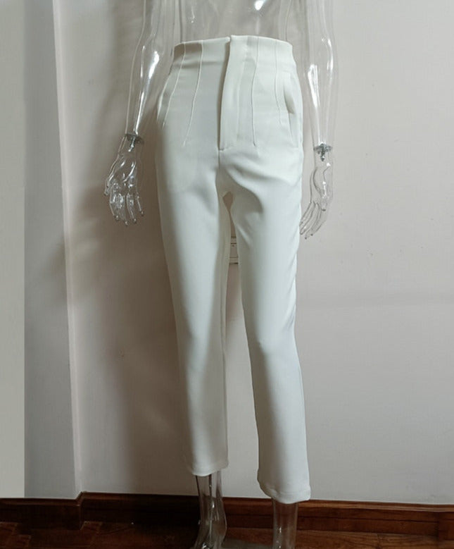 MELANY PANTS White
