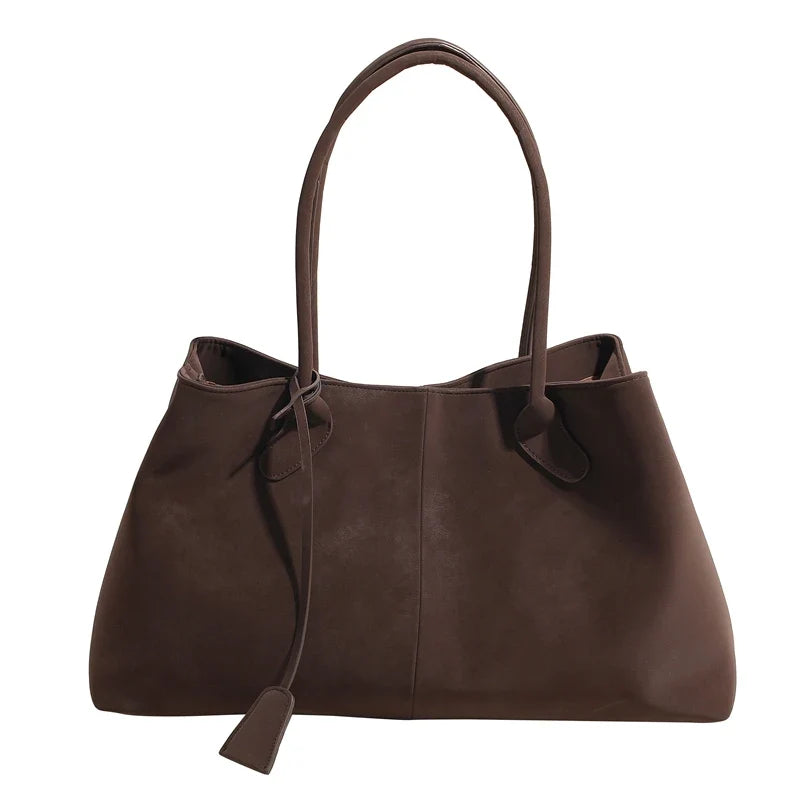 Margot Faux Suede Shoulder Bag