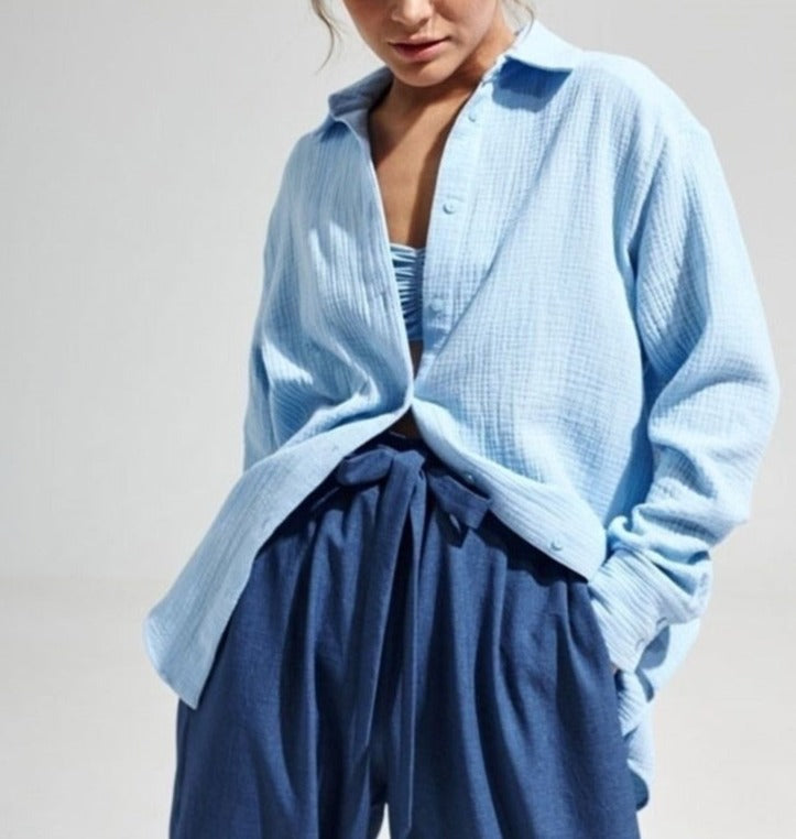 DINORA SHIRT light blue
