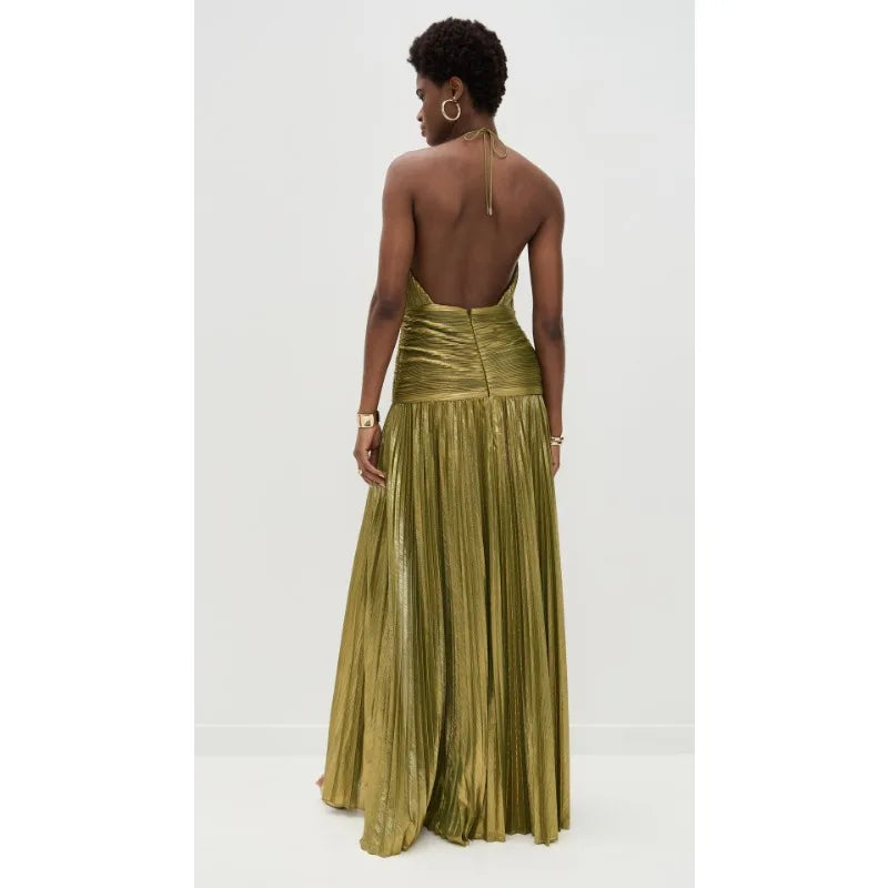 Women’s Off-Shoulder Corset Maxi Dress