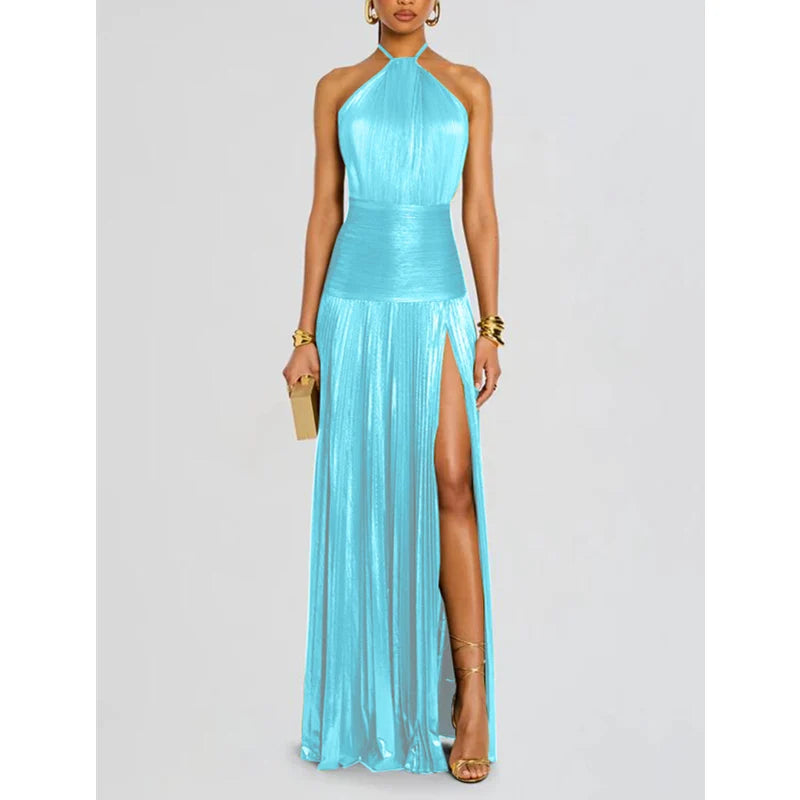 Women’s Off-Shoulder Corset Maxi Dress