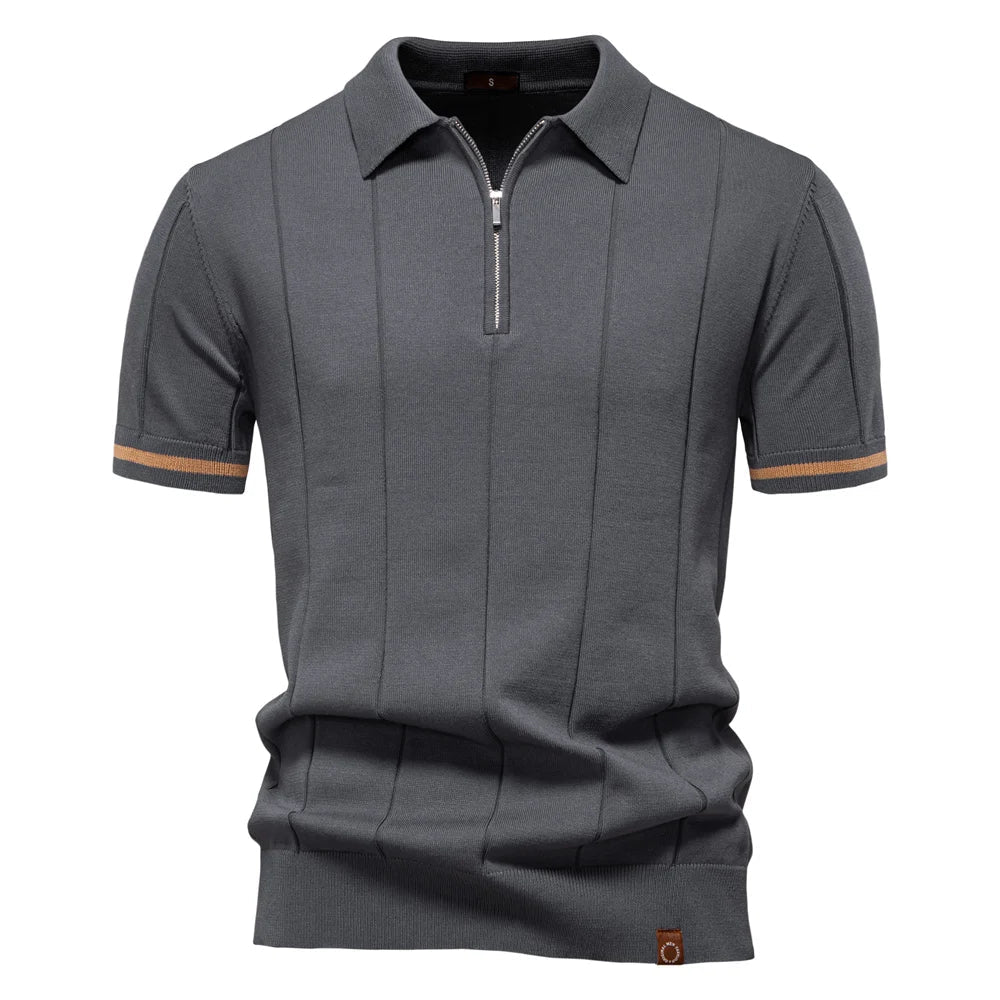 Hudson Zip Polo