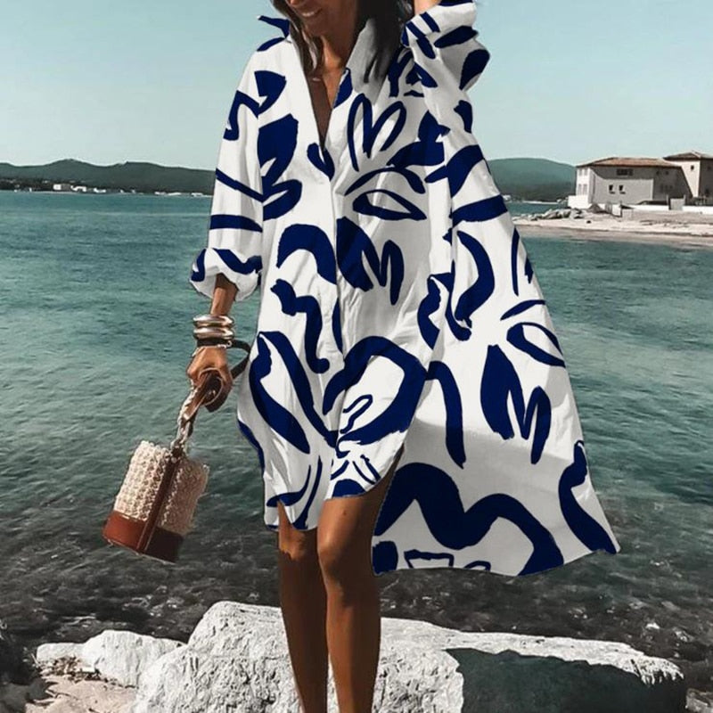 VARVARA DRESS Navy