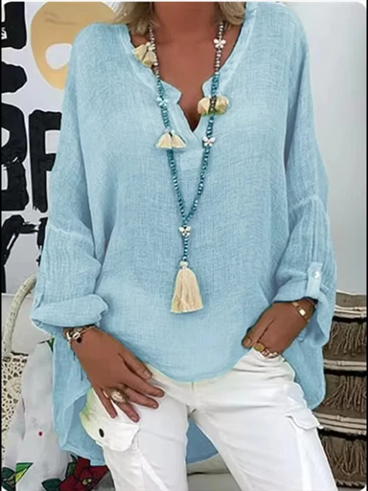 CROSETTA BLOUSE blue