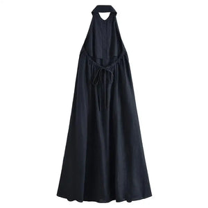 Isla Neck-Halter Maxi Dress