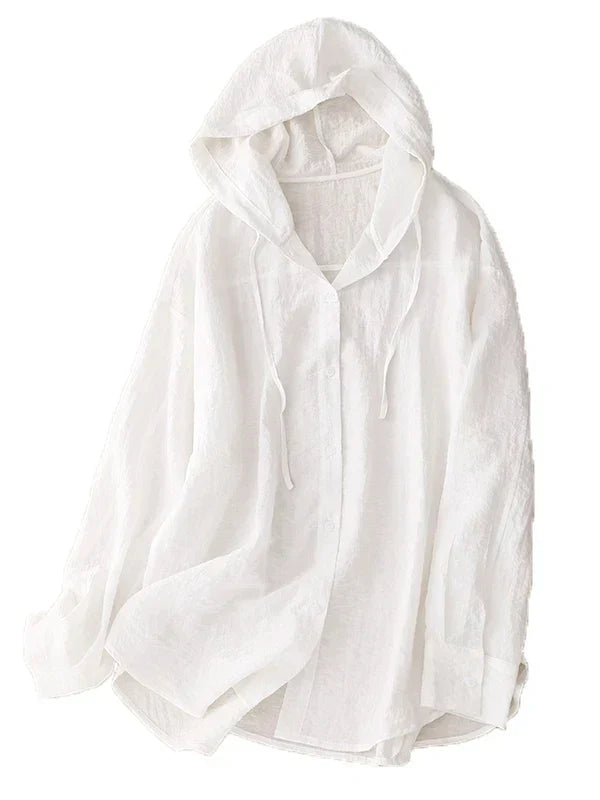Nicole Linen Hoodie