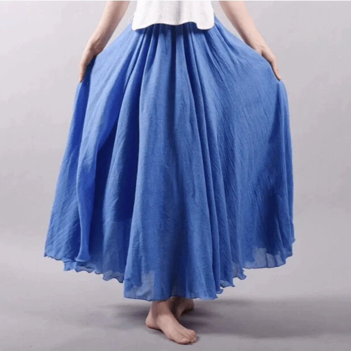 The Kyoto Textured Maxi Skirt