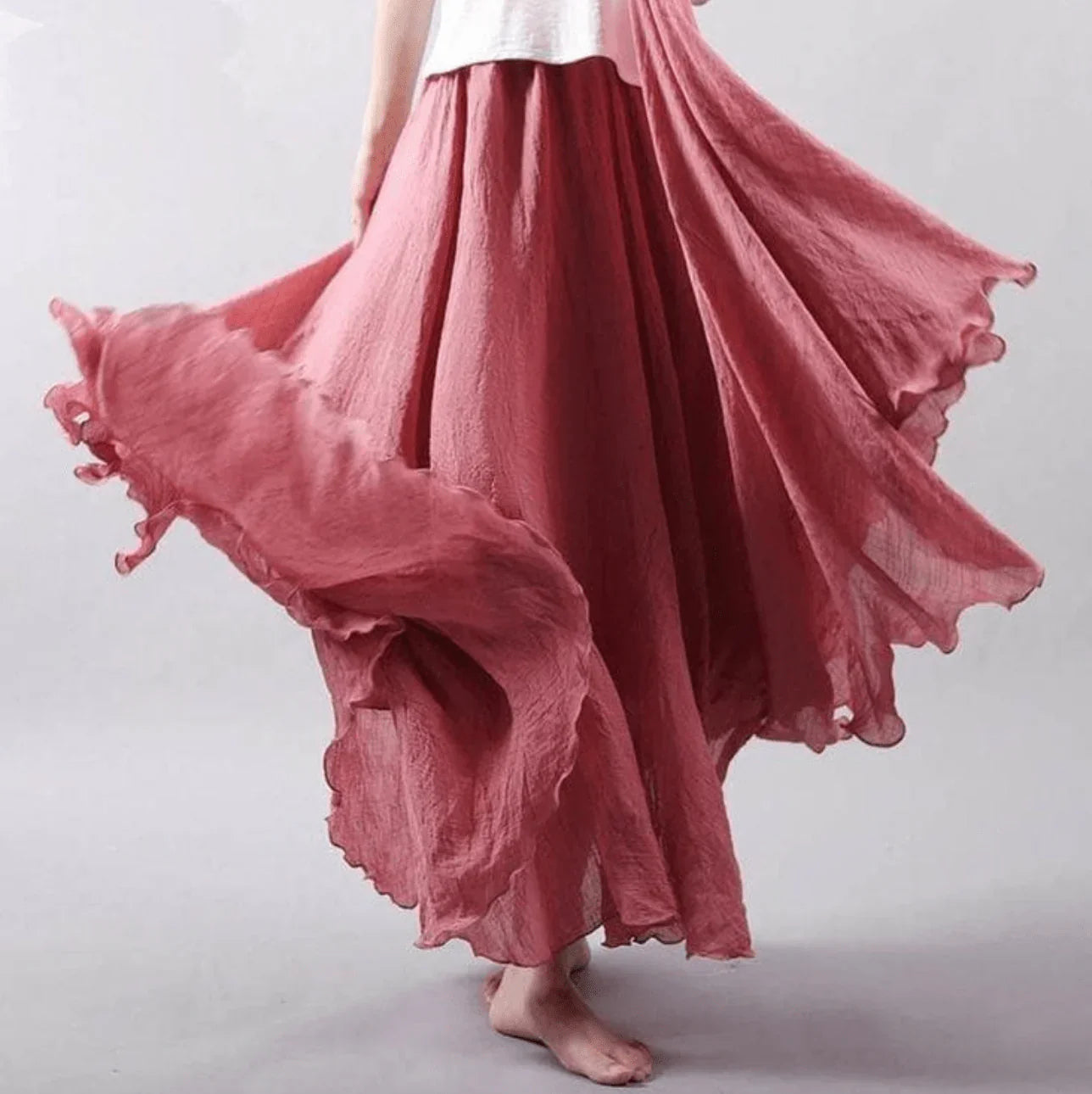 The Kyoto Textured Maxi Skirt